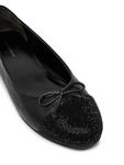 Балетки Tory Burch Cap-Toe Pave Ballet 166214, черный - фото 4
