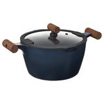 Кастрюля Ikea Klippfisk с крышкой, черно-синий, 5 литров - фото 2