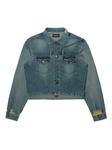 Куртка из потертого денима Mainless, синий - фото