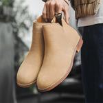 Chi Wolf Бежевые мужские ботинки Beige - фото 4