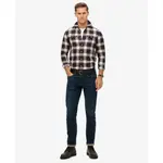 Рубашка Superdry Merchant Linen Check, синий - фото 4