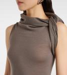 Шерстяной топ Rick Owens, Dust - фото 4