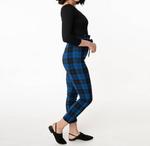 Брюки Angelina в синем/черном цвете Unique Vintage - фото 4