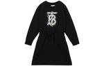Детское платье Burberry Kids, цвет Black - фото