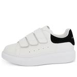 Кроссовки oversized triple strap sneaker 'white black' Alexander Mcqueen, белый - фото