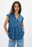 Блуза InWear DACEY, Washed Denim/Blue Denim - фото 6