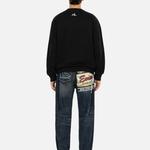 Толстовка мужская черная Evisu, черный - фото 6