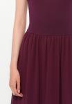 Платье GAP HIGH NECK MIXED MEDIA MAXI, Tuscan Red/Red - фото 6