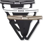BOSS мужские 3 упаковки эластичного джокстрапа, Black Crow - фото