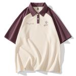 Футболка поло унисекс хлопковая, бежево-абрикосовая/хаки - фото 10