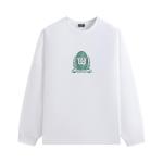 Футболка Kith x Wilson Crest Ramble Long Sleeve Tee, White - фото