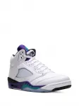 Кроссовки Air Jordan 5 Retro OG New Emerald/Grape Ice, белый - фото 2