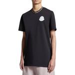 Футболка унисекс черная Moncler, черный - фото 4