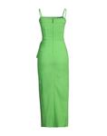 Макси платье Msgm, зеленый - фото 2