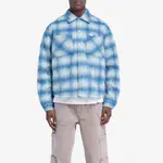 Куртка с клеткой REPRESENT, синяя - фото 5