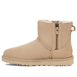 (WMNS) UGG Classic Mini Double Zip 'Mustard Seed' - фото