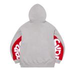 Толстовка Supreme Cropped Panels Hooded Sweatshirt, Grey - фото 2