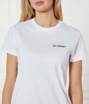 Футболка женская Karl Lagerfeld из органического хлопка, белый - фото 4