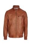 Кожаная куртка БУЛЕОНАРДО Bugatti, коньячный - фото
