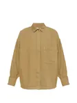 Рубашка с карманом Darkpark, бежевый - фото
