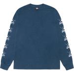 Футболка с окраской пигментом Foils L/S Stussy, белый - фото 5