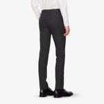 Зауженные шерстяные брюки узкого кроя Berkeley Sandro, цвет noir / gris - фото 4