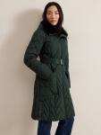 Пуховик hollie миди Phase Eight, темно-зеленый - фото