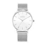 Часы Ruby Silver White Mesh Burker - фото