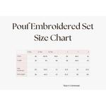 Вышитый комплект для девочки Pouf - фото 4