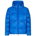 Куртка EA7 EMPORIO ARMANI Mountain Poly Logo Repeat down, синий - фото