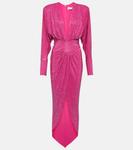 Украшенное платье макси Alexandre Vauthier, розовый - фото