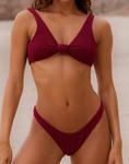 Плавки бикини Moda Minx X Agnes Pimentel в цвете Berry - фото 2