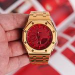 Часы Casio G-Shock Analog-Digital 2100 Series, арт. GA-2100-4A, золотой - фото 4