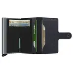 Кошелек Secrid Miniwallet Optical leather, черный - фото 5