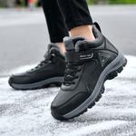 Высокие кэжуал кроссовки мужские черные Binary - фото 6