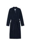 Халат Перо Терри SCHIESSER, темно-синий - фото