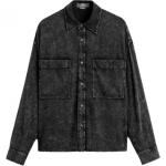 Мужская рубашка ZARA, серый - фото 3