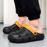 Сабо унисекс Caritesport, черный/оранжевый - фото 12