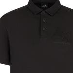 Футболка поло мужская черная ARMANI EXCHANGE - фото 6