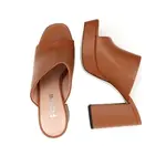 Кожаные тапочки Pollini, коричневый - фото 3