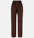 Широкие брюки Baxter The Frankie Shop, темно-коричневый - фото