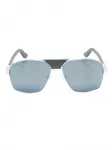 Солнцезащитные очки-пилоты Cartier Eyewear, серебяный - фото