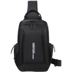 WARRIOR Оксфордская сумка-слинг мужская черная, Black - фото