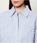 Рубашка relaxed fit Marc Cain, синий - фото 4