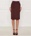 Юбка Elisabetta Franchi, бордовый - фото