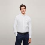 Tommy Hilfiger Мужская белая рубашка - фото 5