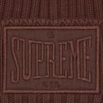 Шапка-бини Supreme Overdyed Patch, Коричневая - фото 3