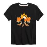 Футболка с рисунком «Осенний лист Сасквотча» для мальчиков 8–20 лет Licensed Character - фото