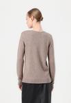 Джемпер VILA VIRIL L/S V-NECK TOP, Brown - фото 3