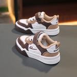 Детские скейтерские кроссовки Kids WARRIOR, бело-коричневые - фото 8